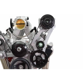 ICT Billet LS Swap A/C Compressor and Power Steering Bracket Compatible with 1996 1997 1998 Vortec Chevy Silverado Tahoe Suburban LS1 LS3 LQ4 LQ9 4.8L 5.3L 6.0L 6.2L 551127-3