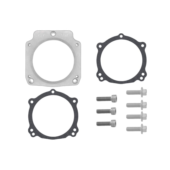 ICT Billet LS Throttle Body Adapter - LS1 3 Bolt 92mm Intake Manifold to LS3 4 Bolt 102mm Throttle Body DBC LM7 LR4 LQ4 LS6 L59 LQ9 LM4 L33 LSX 4.8L 5.3L 5.7L 6.0L Billet 551597-3B-102
