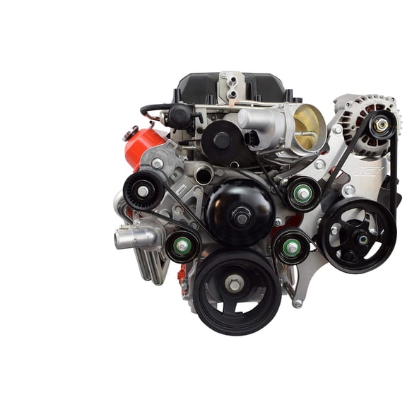 ICT Billet LS Truck 6 Rib LSA Supercharger Tensioner/Idler Bracket Kit LQ4 LSX 5.3L 6.0L 551789-3