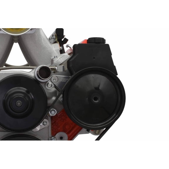 ICT Billet LS Truck Power Steering Pump Bracket kit for LS1 pump and turbo headers