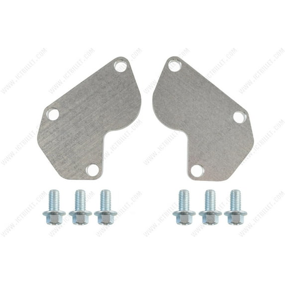 ICT Billet LS Water Pump Block off Plates 4.8 5.3 5.7 6.0 6.2 LS1 LS3 LQ4 LM7 LC9 Engine Storage Waterpump Flange Covers