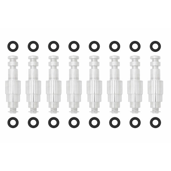 ICT Billet LS1 Height Mock Dummy Plug Fuel Injectors Compatible with LSX LS1 LS6 5.7L Camaro Corvett
