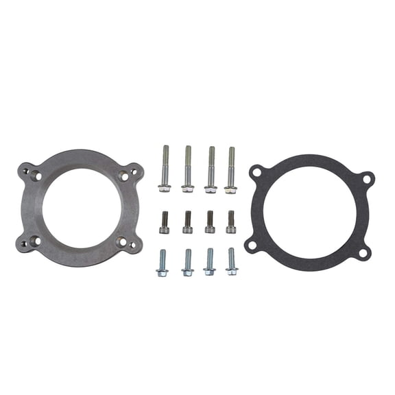 ICT Billet LS4 Intake Manifold to LS3 DBW Throttle Body - Adapter Plate LS 4 Bolt TB Compatible With GXP 551572