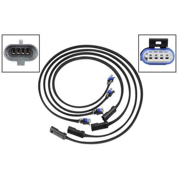 ICT Billet LSA-LT1 Coil Wire Harness Extension for Remote Mount (4 Piece) 26.5-40 inch OEM Grade TXL