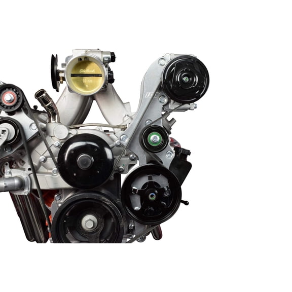 ICT Billet S10 LS Swap A/C Compressor and Power Steering Bracket Compatible with LS1 LM7 LR4 LQ4 L59 LQ9 LM4 L33 L92 L76 LY6 LC9 LH8 LMG LS3 L99 L96 RPO codes 4.8L 5.3L 6.0L 551779-3