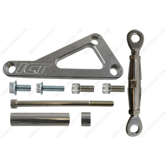 ICT Billet SBC Billet Alternator Bracket for Long Water Pump ICT 551411