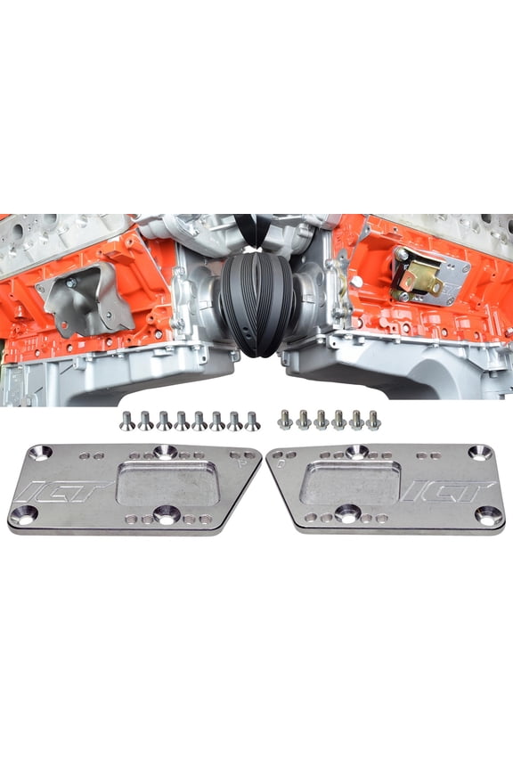 SBC Vehicle to LS Engine - Motor Mount Adapter Plate - Universal Swap Bracket Small Block LS Conversion Adjustable LS1 LS3 LS2 LQ4 LQ9 LS6 L92 L99 L33 LR4 Billet 551628