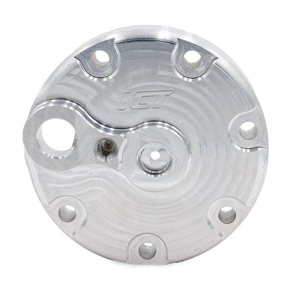 ICT Billet Sanden 709 7 Piston Rear Cover for R4 Air Conditioning Lines
