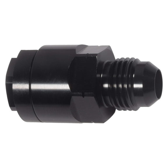 ICT Billet Threaded Fuel Rail Quick Connect Fitting - Line Adapter -6AN to 3/8" Tube LS1 LM7 LR4 LQ4 LS6 L59 LQ9 LM4 L33 Hose Gas Connector Aluminum AN809-02B