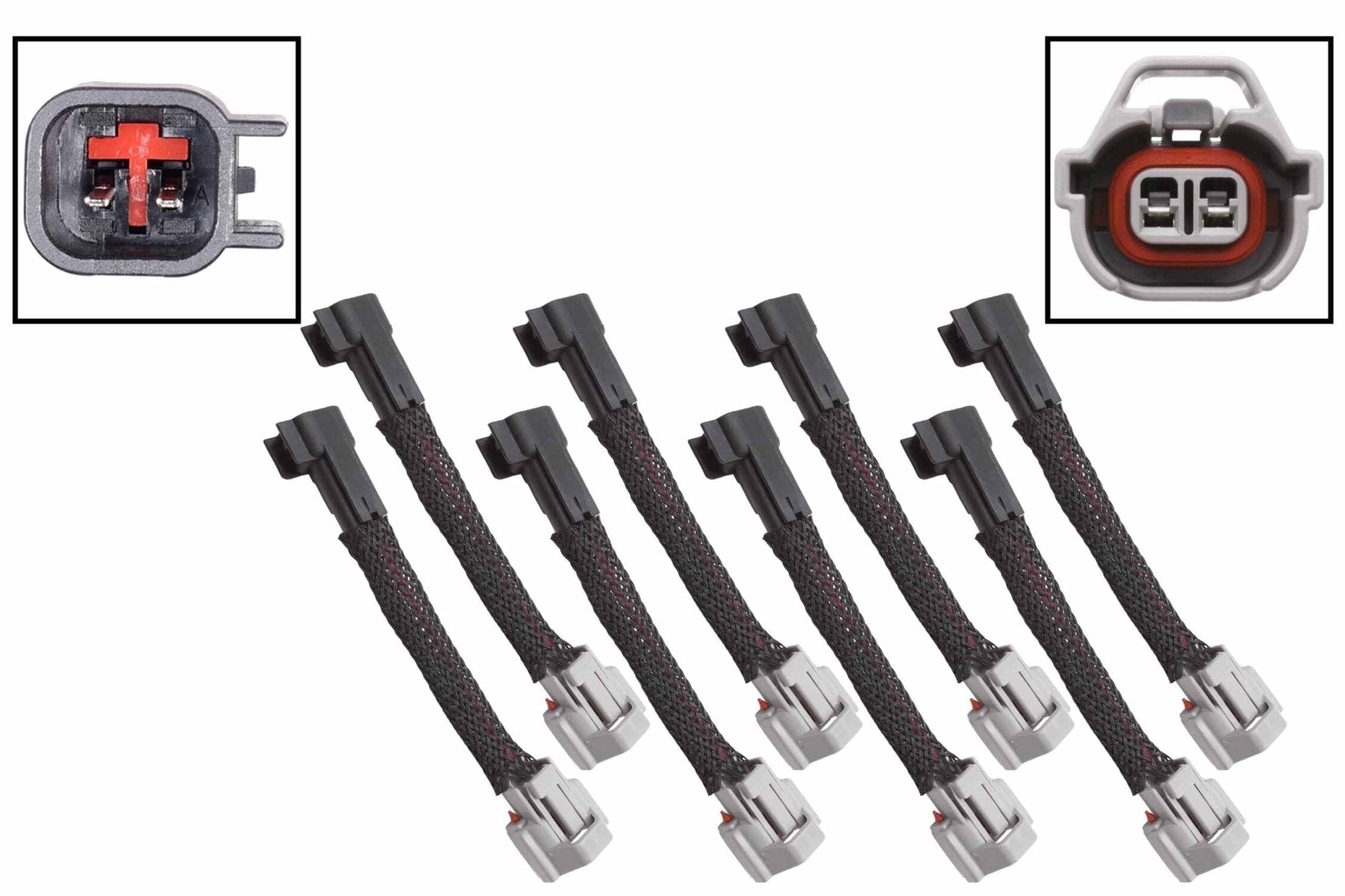 ICT Billet Wire Harness Adapter Compatible with USCAR EV6 to Denso ...