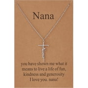 ICTPTOSL Cross Pendant Necklace for Women Religious Jewelry Faith Cross Necklace for Women Christians
