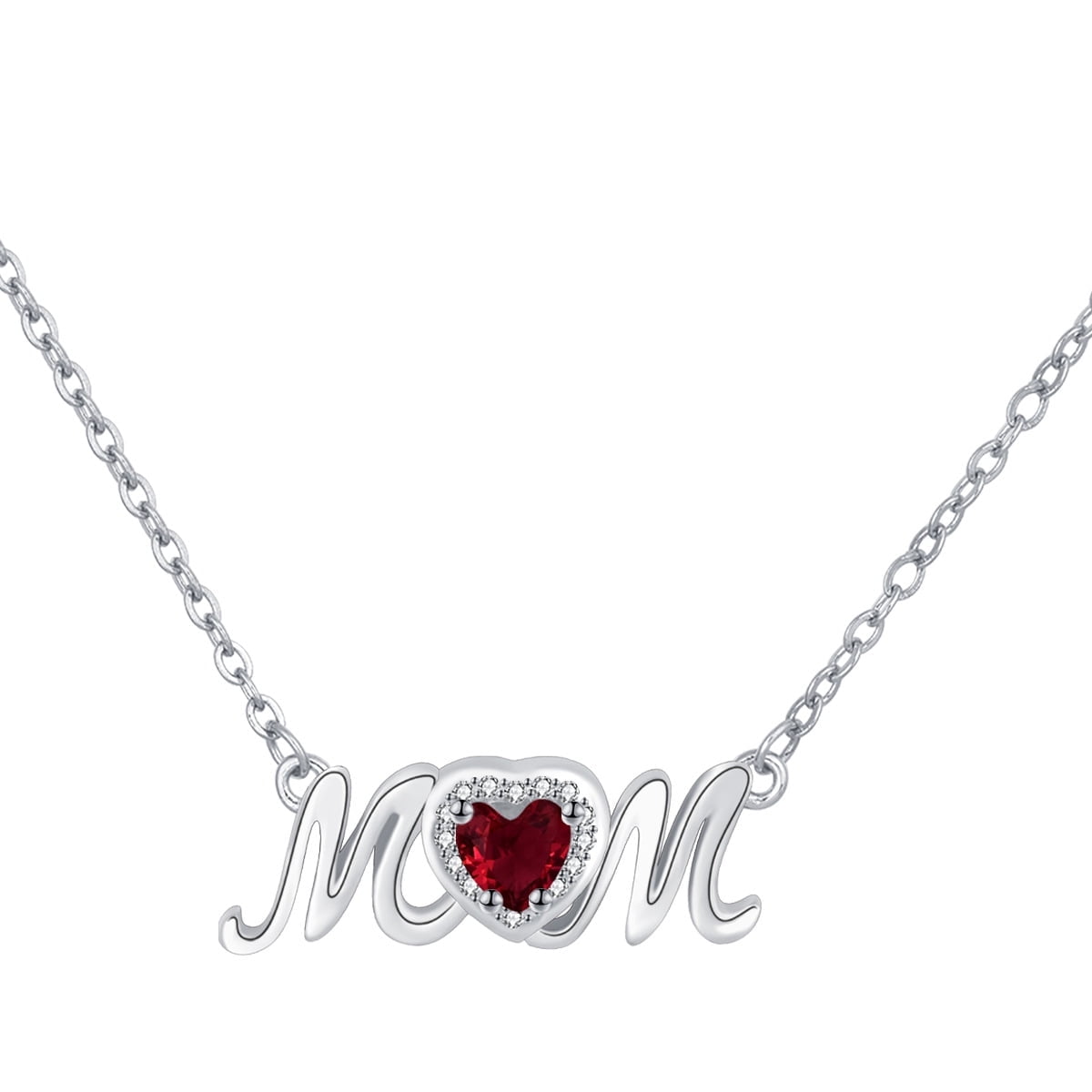 Heartfelt Mother's Day Necklace - Shiny Pendant For Mom, Jewelry Gift
