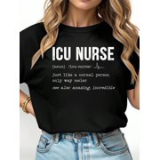 ICU Nurse Definition Hospital RN Medical Intensive Care Unit T-Shirt