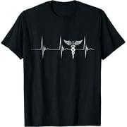 ICU Nurse Medical Symbol Heartbeat EKG Pulse Doctor Nursing T-Shirt