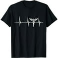 Icu Nurse Medical Symbol Heartbeat Ekg Pulse Doctor Nursing T-shirt 