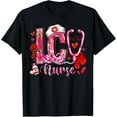 thumbnail image 1 of ICU Nurse Stethoscope Valentines Day Intensive Care Unit RN T-Shirt Shirts, 1 of 3