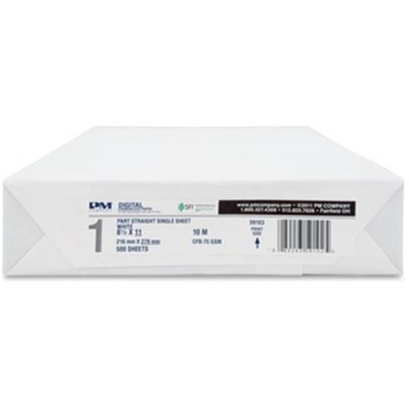 ICX90771005 1 Part Carbonless Paper Roll, White