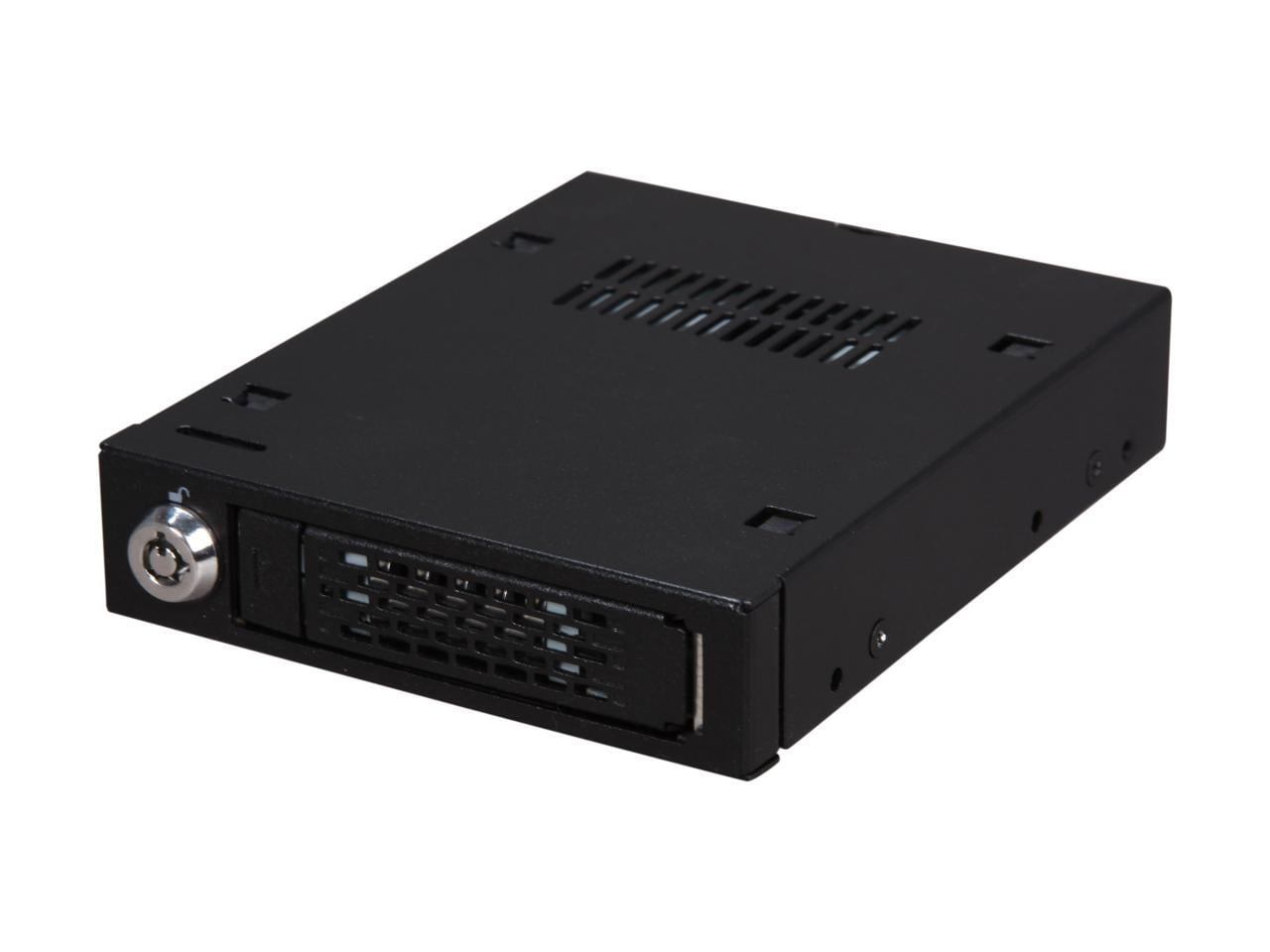 ICY DOCK 2.5 Inch SATA/SAS HDD/SSD Full Metal Mobile Rack in 1 x 3.5 Inch Device Bay - ToughArmor MB991IK-B