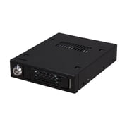 ICY DOCK 2.5 Inch SATA/SAS HDD/SSD Full Metal Mobile Rack in 1 x 3.5 Inch Device Bay - ToughArmor MB991IK-B