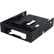 Icy Dock FLEX-FIT Trio MB343SP Drive Bay Adapter Internal - Black - 3 x Total Bay - 1 x 3.5" Bay - 2 x 2.5" Bay