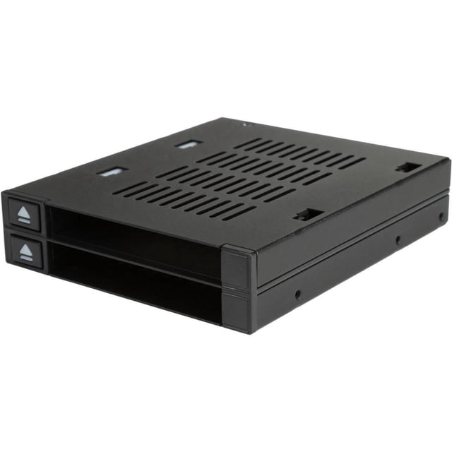 ICY DOCK Dual Bay 2.5 to 3.5 SATA / SAS SSD/ HDD Trayless Hot-swap Dock ...