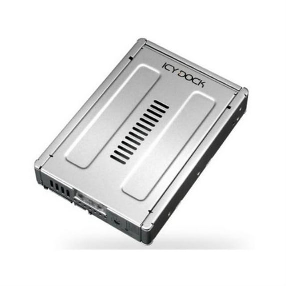 ICY DOCK EZConvert Pro MB982SPR-2S Full Metal Dual 2.5 inch to 3.5 inch SATA HDD & SSD RAID Converter for PC, iMac & Mac Pro (Silver)