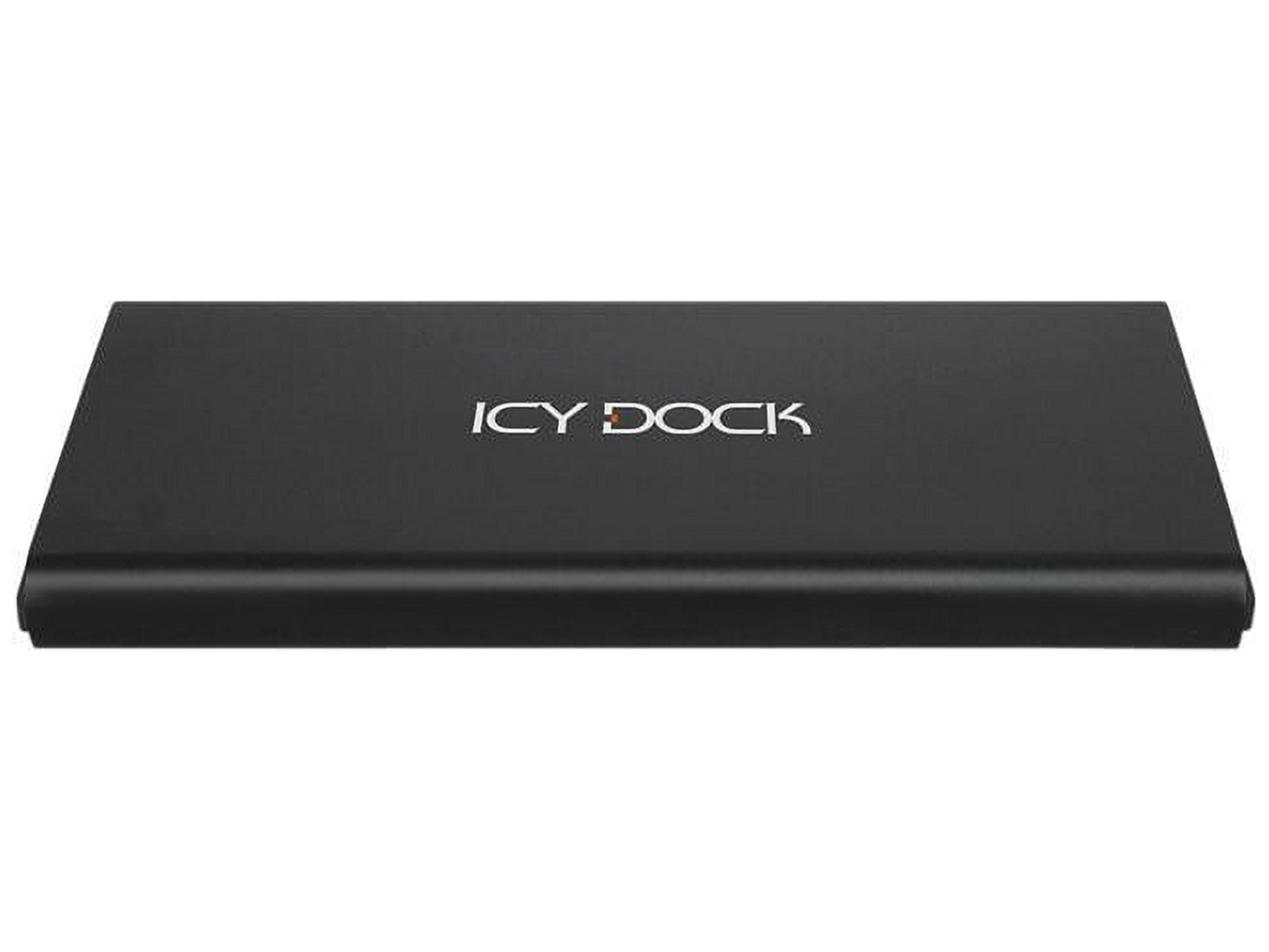 Icy Dock ICYNano MB861U31-1M2B Drive Enclosure PCI Express NVMe, M.2 - USB 3.2 [Gen 2] Type C Host Interface External - Black (248246)