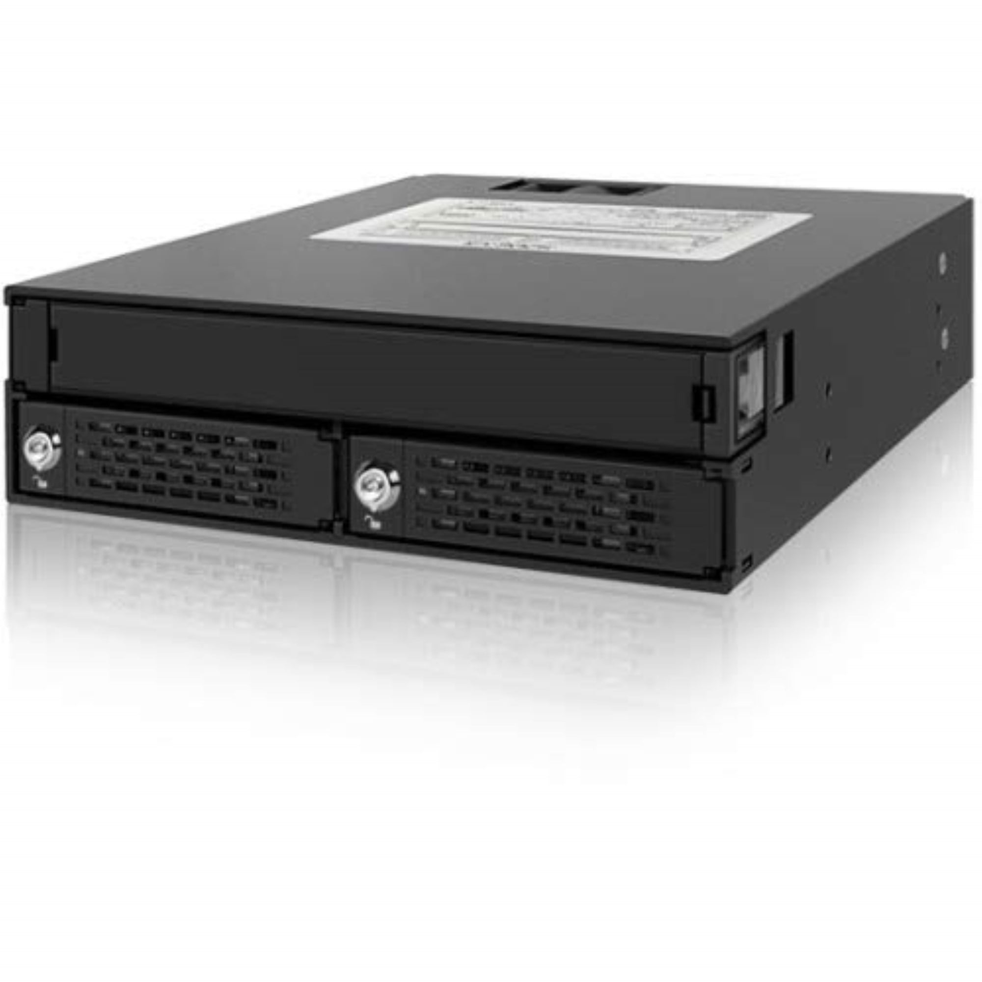 Icy dock mb994iko 3sb rugged full metal 2 bay 2 5 sas sata hdd ssd