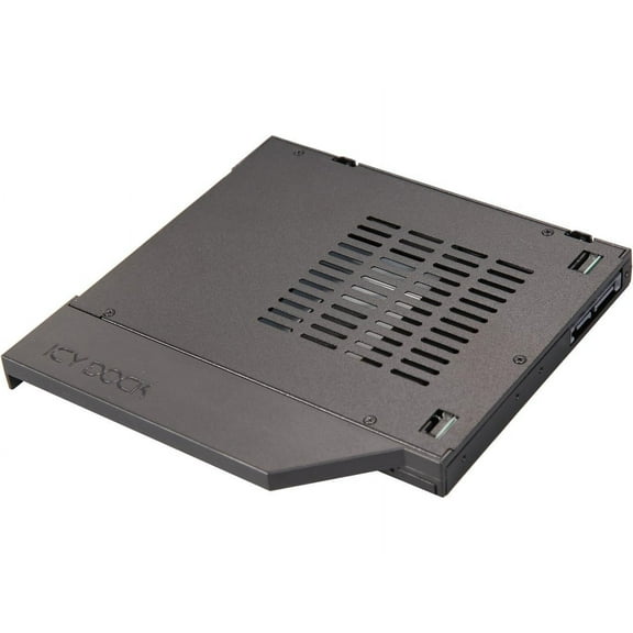 ICY DOCK ToughArmor MB411SPO-1B (Fits 12.7mm height ODD Slot) 2.5" SSD / HDD Hot-Swap SATA Mobile Rack for 12.7mm Slim CD/DVD-ROM Optical Bay