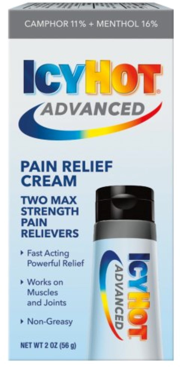 ICY HOT Advanced Pain Relief Cream 2 oz (Pack of 2)