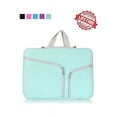 thumbnail image 1 of IClover 15 Inch Water Resistant Thickest Protective Slim Laptop Case for Macbook Apple Samsung Chromebook HP Acer Lenovo Portable Laptop Sleeve Liner Package Notebook Case Soft Sleeve Bag Green, 1 of 8
