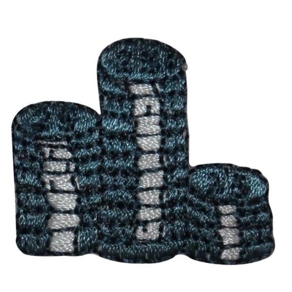 ID 0056A Stack of Casino Poker Betting Chips Embroidered Iron On Applique Patch