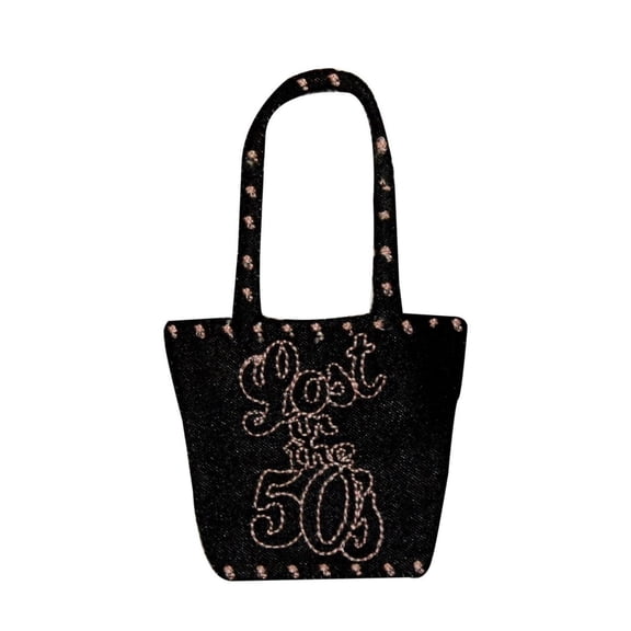 ID 0134 Lost In The 50s Purse Patch Handbag Embroidered Iron On Applique