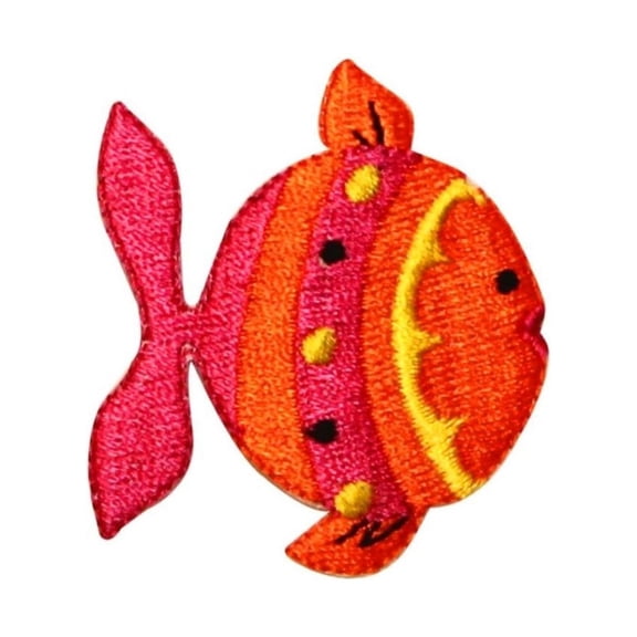 ID 0186 Colorful Tropical Fish Patch Underwater Aquarium Animal Iron-On Applique