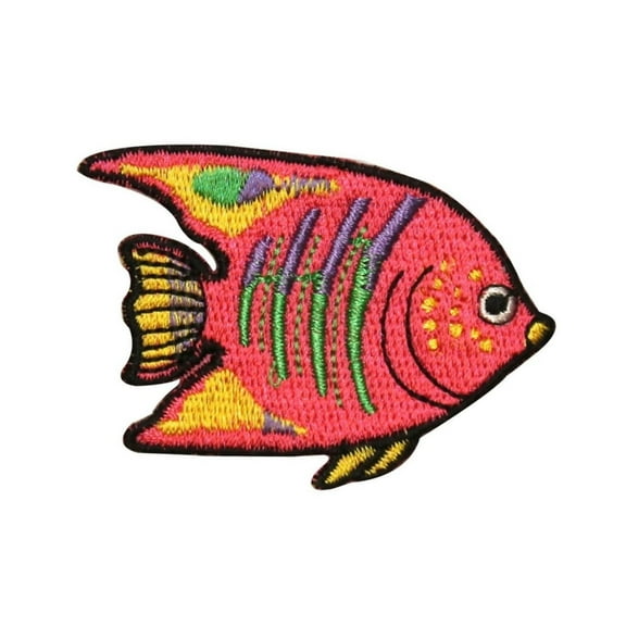 ID 0216 Tropical Butterfly Fish Patch Ocean Reef Fishing Iron On Applique