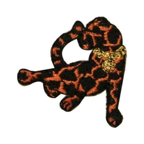 ID 0669B Jungle Leopard Patch Cheetah Wild Zoo Embroidered Iron On Applique