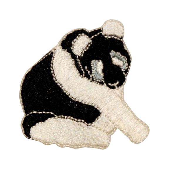 ID 0677 Artic Bear Patch Wild Animal Fluffy Zoo Embroidered Iron On Applique