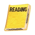 thumbnail image 1 of ID 0987C School Reading Book Patch Homework English Embroidered Iron On Applique, 1 of 1