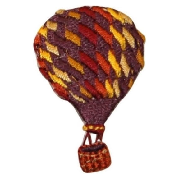 ID 1104B Tiny Hot Air Balloon Patch Festival Ride Embroidered Iron On Applique