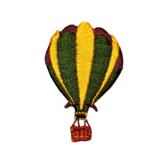 ID 1105B Hot Air Balloon Patch Festival Ride Float Embroidered Iron On Applique