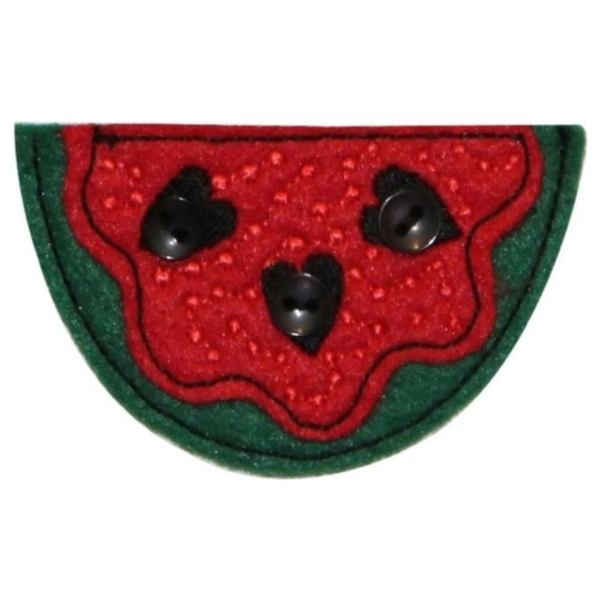 Watermelon Patch Embroidered Iron-On Badge – Fruit Applique For Crafts & DIY