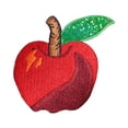 thumbnail image 1 of ID 1220Z Apple With Sequins Patch Summer Fruit Embroidered Iron On Applique, 1 of 1