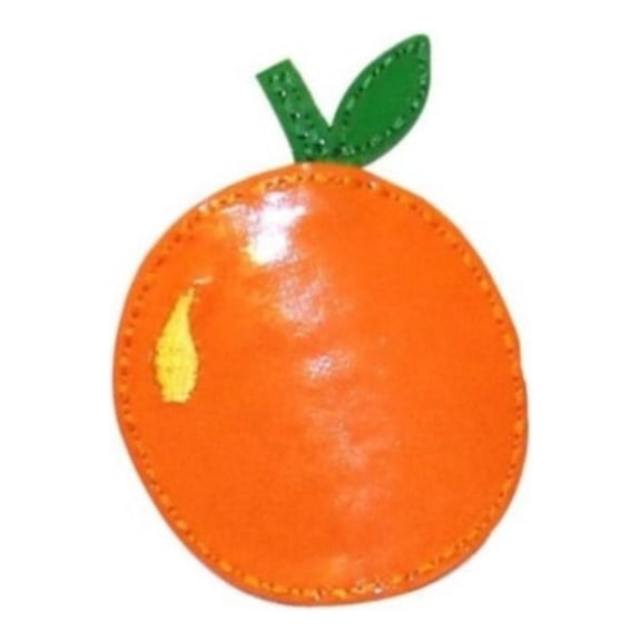 ID 1235A Orange Symbol Patch Fresh Fruit Summer Snack Vinyl Iron On Applique