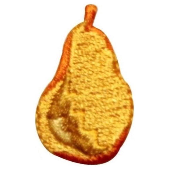 ID 1257 Golden Pear Patch Fall Tree Fruit Snack Embroidered Iron On Applique