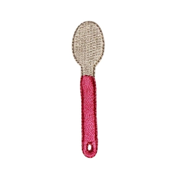 ID 1288A Dinning Spoon Patch Cooking Utensil Kids Embroidered Iron On Applique