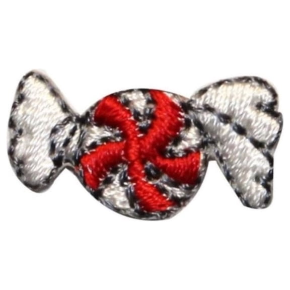 ID 1315B Candy Mint Patch Peppermint Wrapper Treat Embroidered Iron On Applique