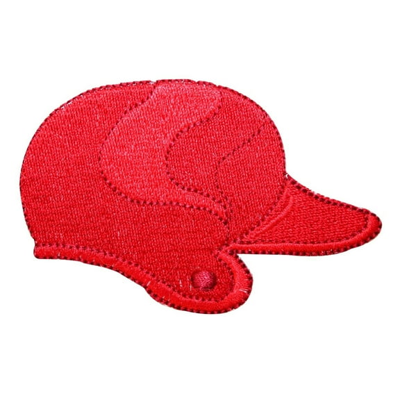 ID 1589A Batting Helmet Patch Baseball Softball Embroidered Iron On Applique