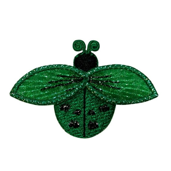 ID 1616A Ladybug Fly Patch Garden Beetle Insect Bug Embroidered Iron On Applique