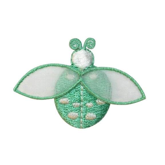 ID 1616E Ladybug Fly Patch Garden Beetle Insect Bug Embroidered Iron On Applique