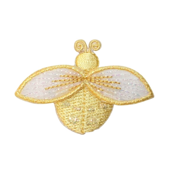 ID 1616F Ladybug Fly Patch Garden Beetle Insect Bug Embroidered Iron On Applique